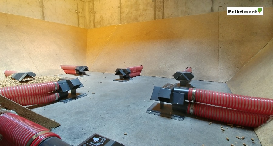 Zbiorniki na pellety o dużej pojemności