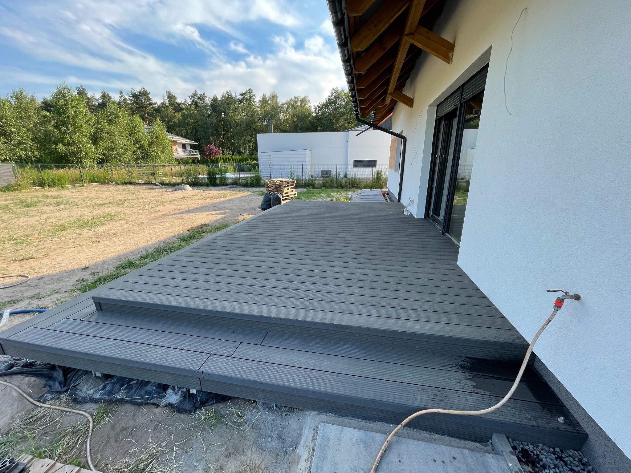 Taras z deski kompozytowej Gamrat Grafit