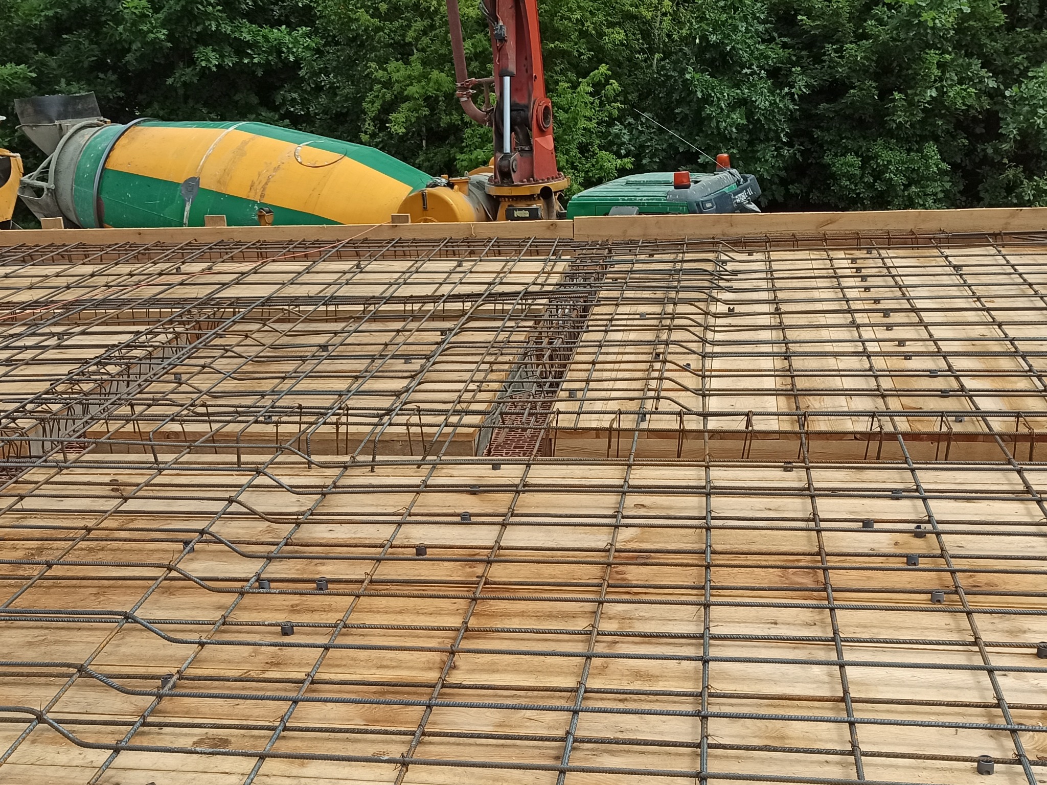 Wylewnie stropu w sposób tradycyjny