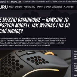 Stała współpraca z GamesGuru.pl. Teksty gamingowe, technologiczne, newsowe.