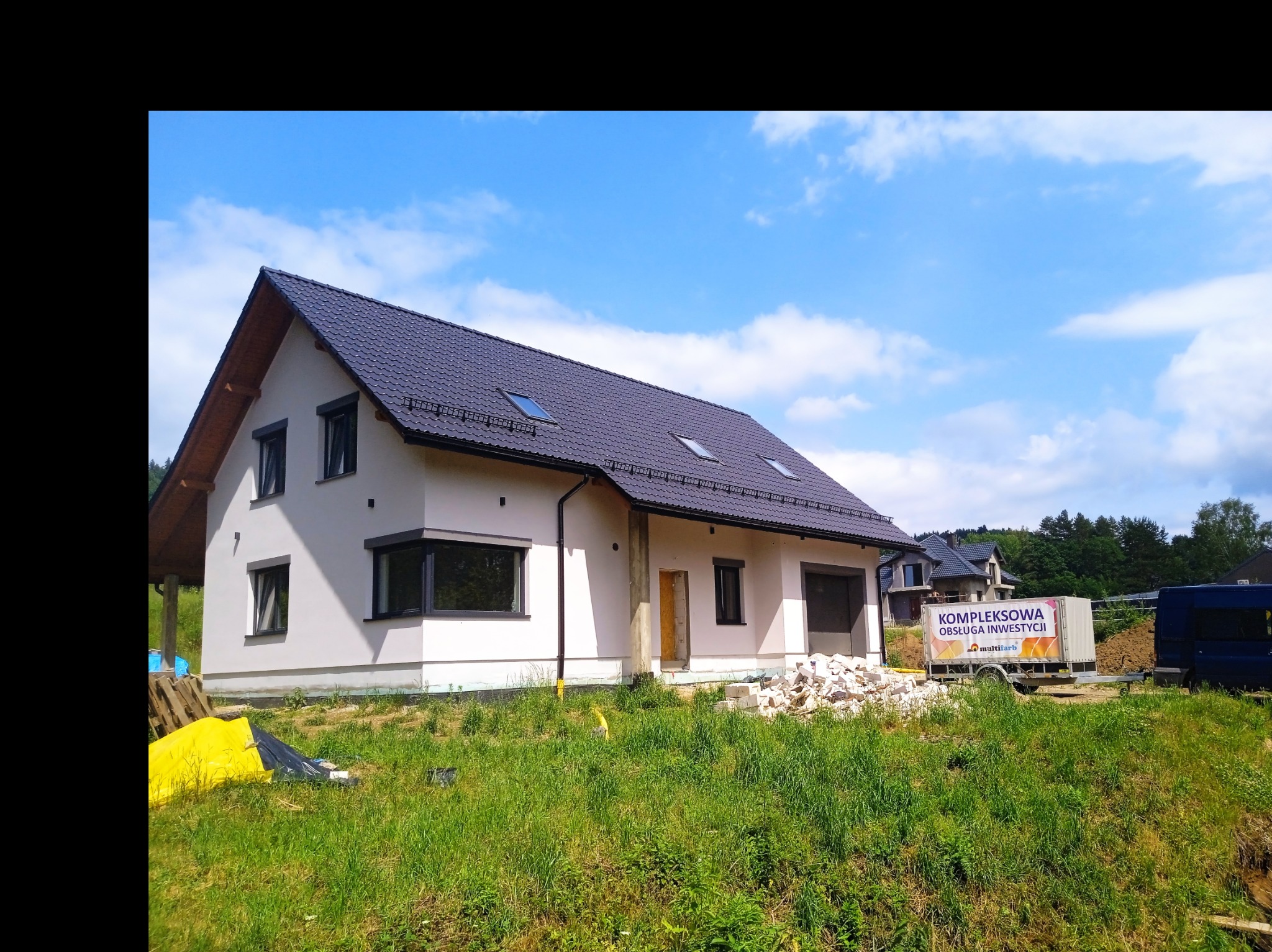 Wykonanie ocieplenia elewacji+ malowanie podbitki