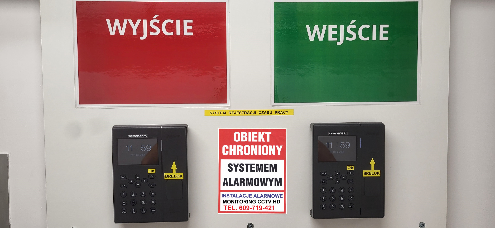 Montaż i Konfiguracja Instalacji Systemu Rejestracji Czasu Pracy Oraz Systemu Alarmowego