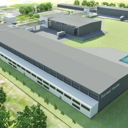 Konstrukcja Budynku produkcyjnego stoczni Sunreef Yachts w Gdańsku