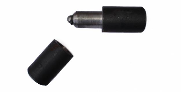 Zawiasy toczone, kryte z kulką, średnica 30mm, długość