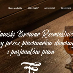 Projekt i realizacja strony internetowej dla Browar Profesja http://www.browarprofesja.pl/
