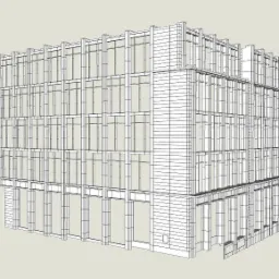 model 3D dla biurowca przy Chancery Lane w Londynie