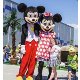 Żywe Maskotki - Mickey i Minnie Mouse :)