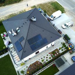 Kolejny domek w poznaniu ;) instalacja 4 kWP na dachówce ceramicznej 