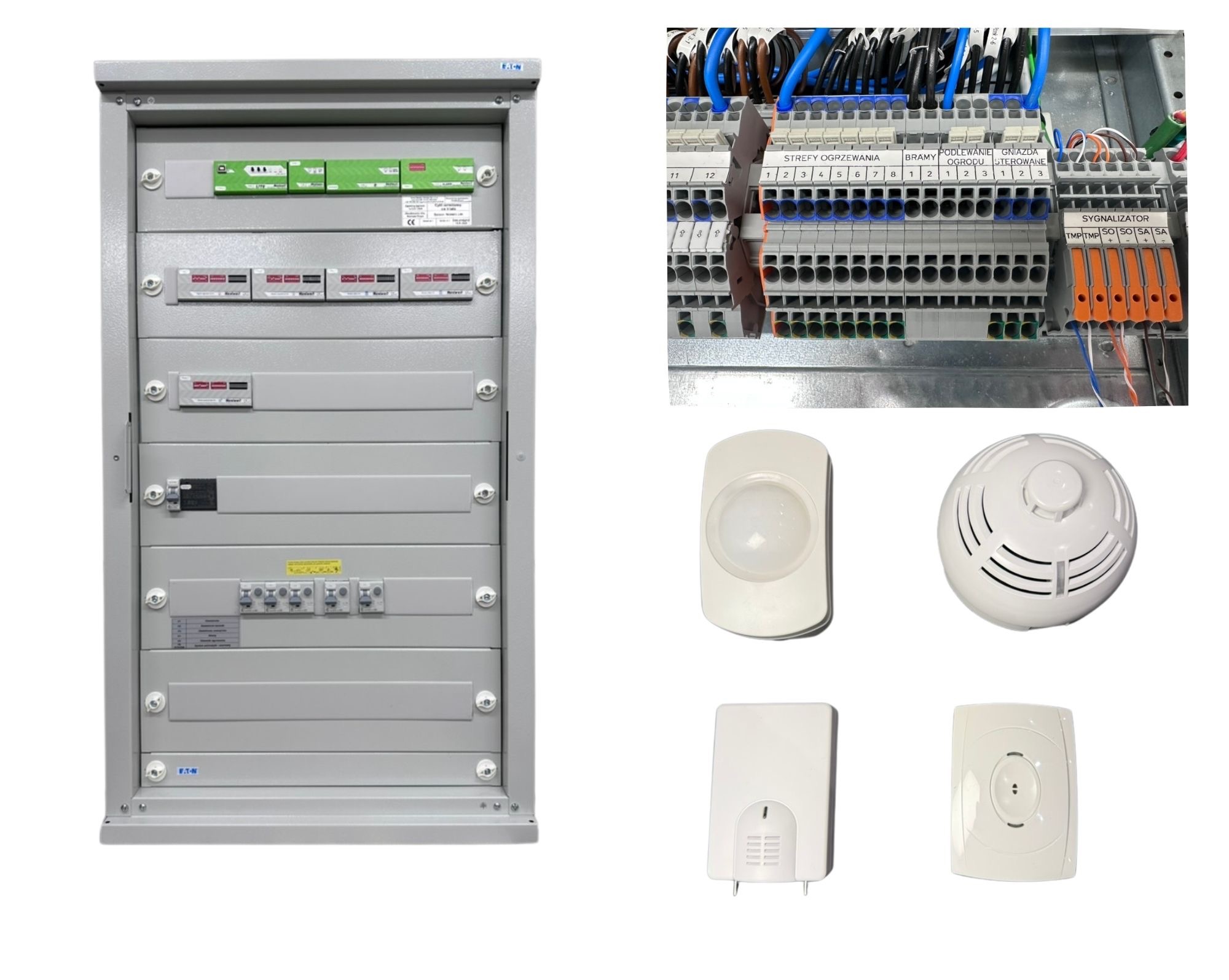 Gotowe, zaprogramowane systemy z czujnikami i rozdzeilnicą