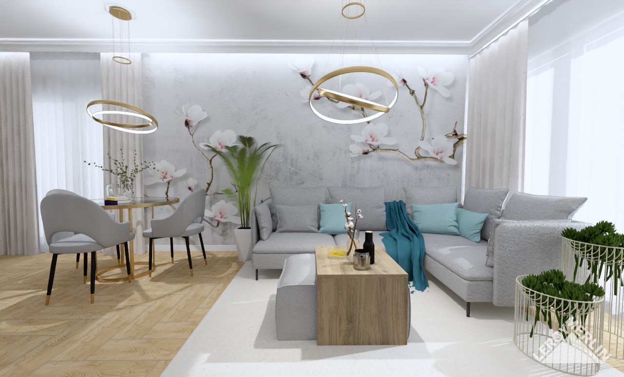 Mieszkanie w centrum Wrocławia. Sterowanie oświetleniem, ogrzewaniem i klimatyzacją.