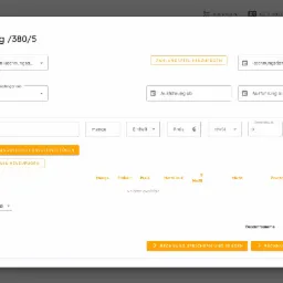 Interfejs programu do fakturowania z widocznym formularzem tworzenia nowej faktury, z polami do wyboru odbiorcy, daty, pozycji, cen, ilości, stawek VAT oraz przyciskami dodawania pozycji i zapisu...