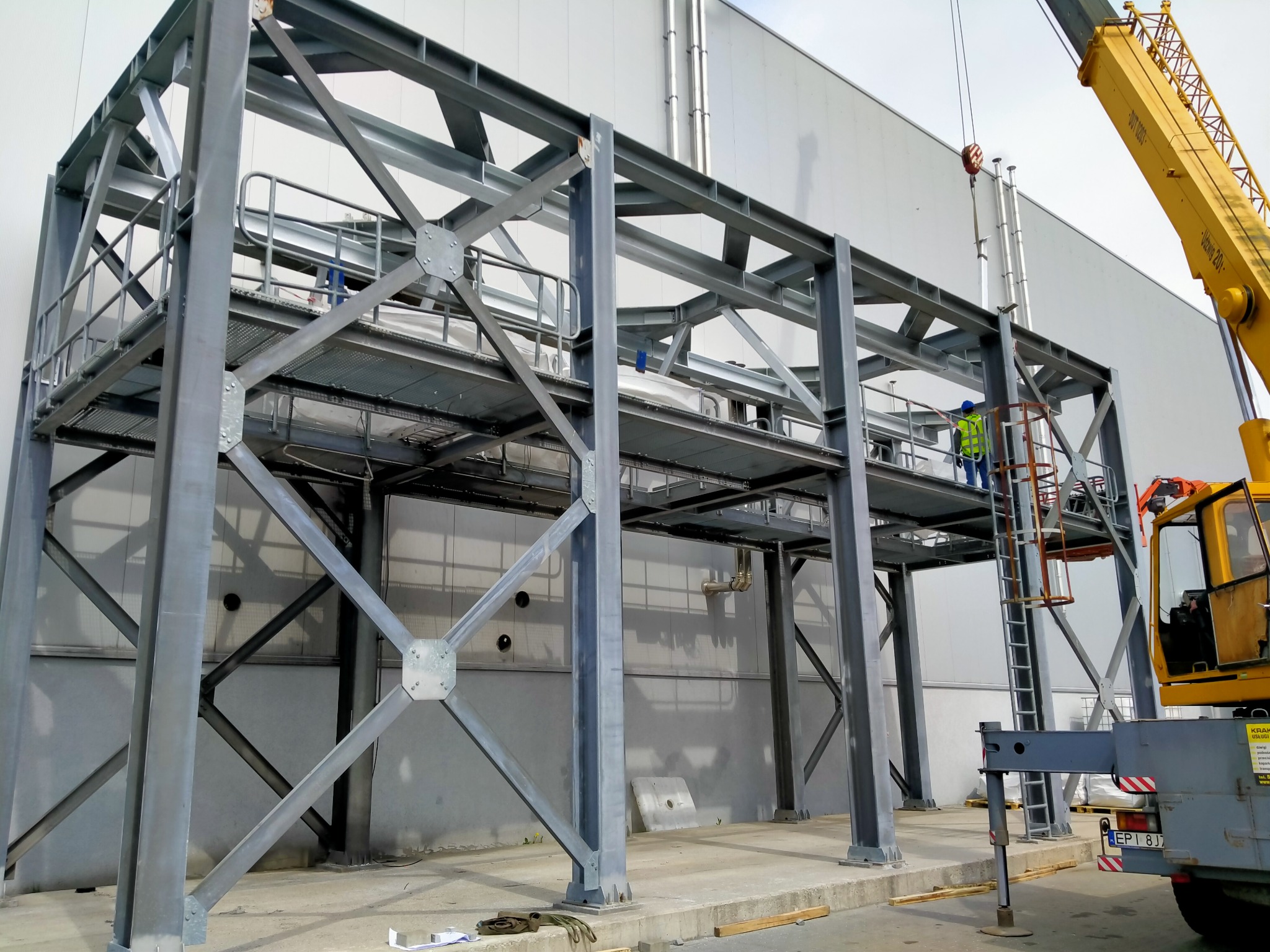 Konstrukcja pod silosy