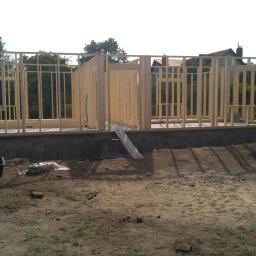 sciany budynku obrys