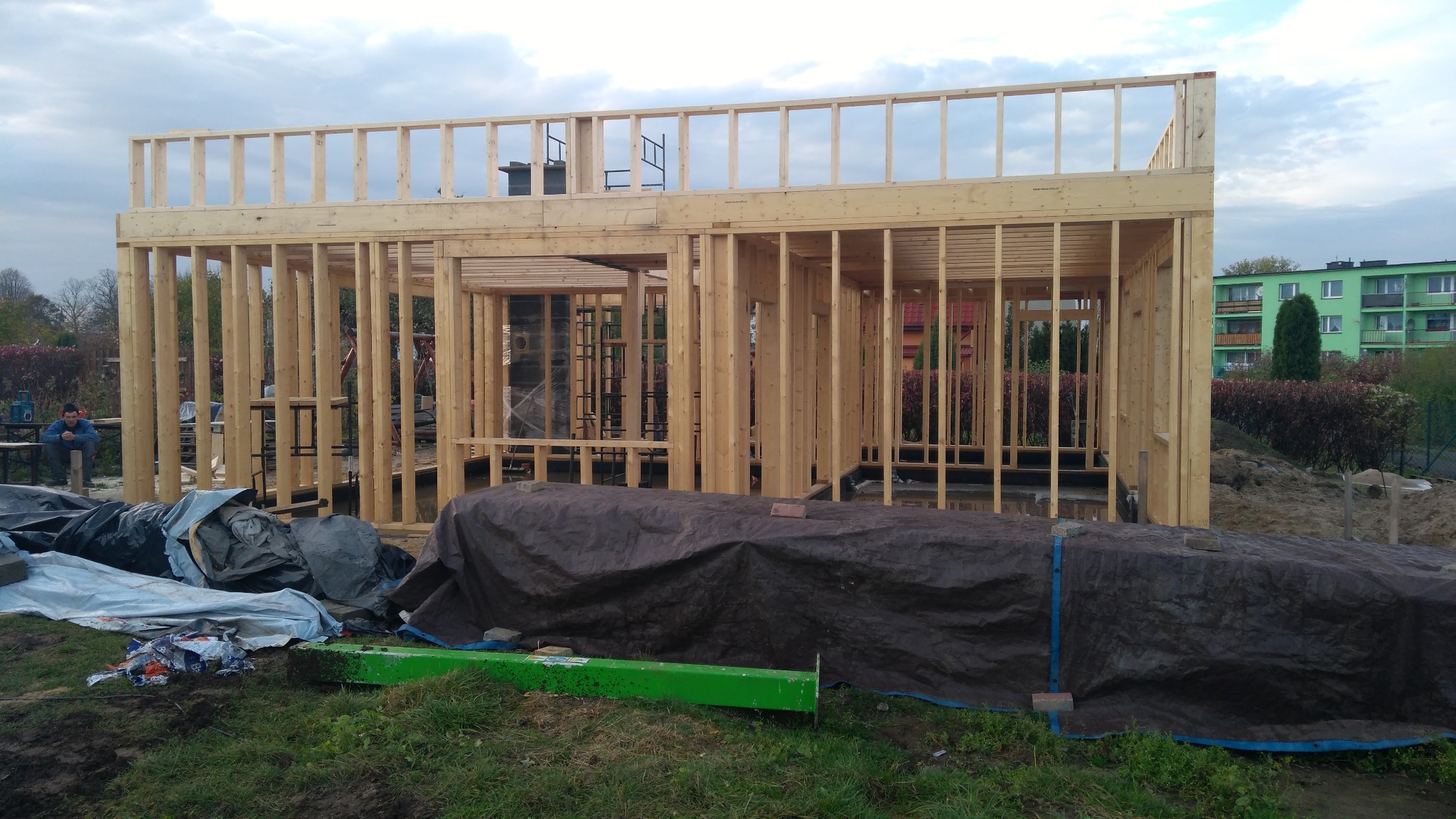 dom z poddaszem uzytkowym