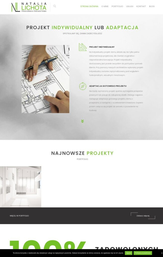 Strona internetowa - Architekt w Szczecinie