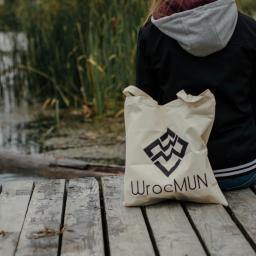 Torba bawełniana z długimi uszami zadrukowane logime firmy