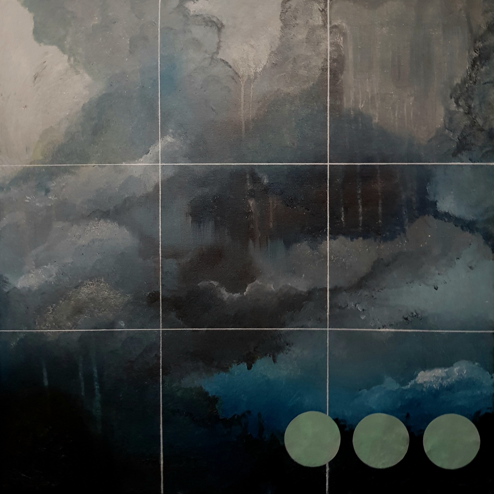 olej na płótnie 60x60cm