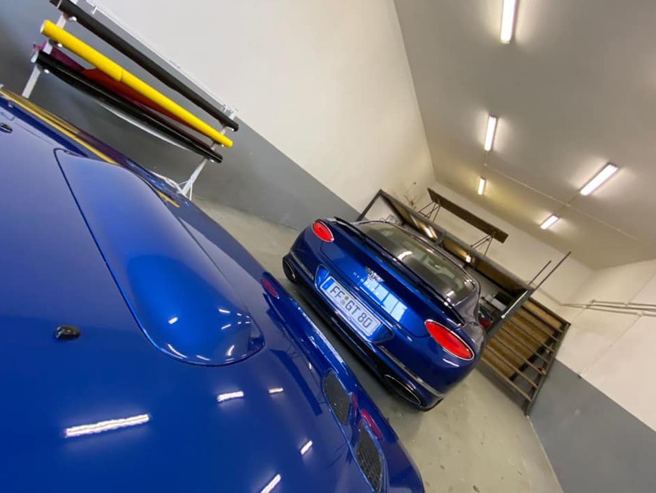 Likwidacja wszelkich chromowanych elementów Bentley Continental GT