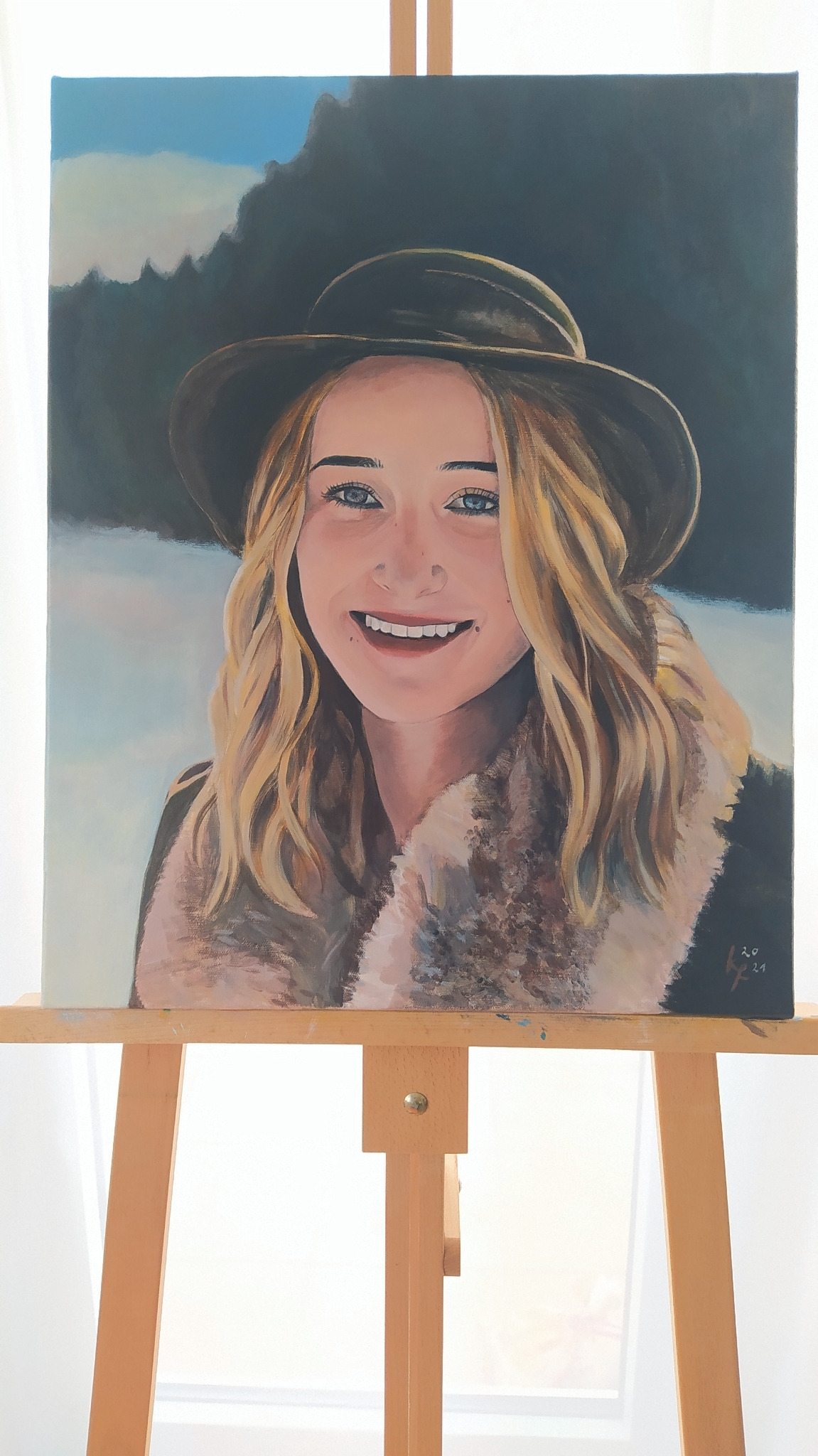 Portret młodej góralki