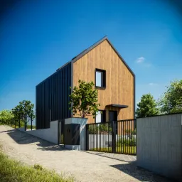 Mały dom jednorodzinny architekt