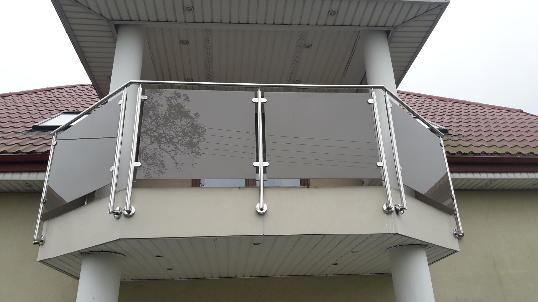 balustrada ze szkłem