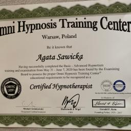 Dyplom Hipnoterapeuty