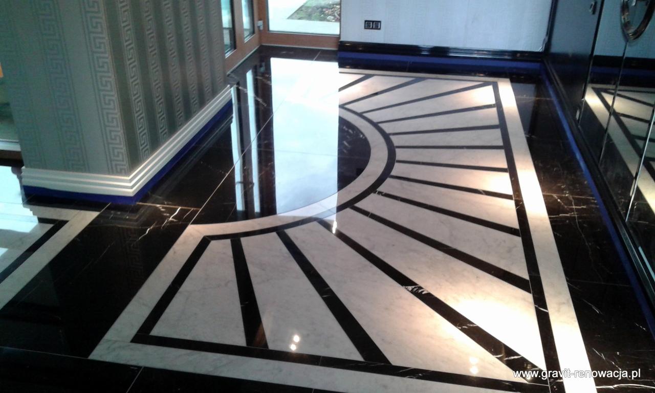 Nabłyszczanie posadzek marmurowych