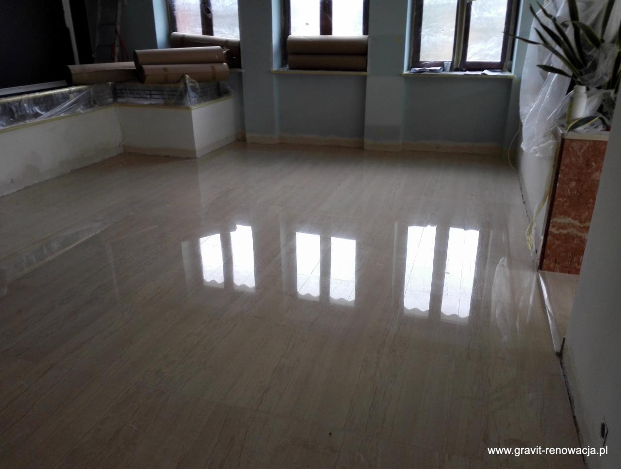 Polerowanie podłóg marmurowych