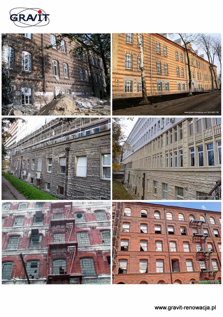 renowacji elewacji ceglanych i kamiennych