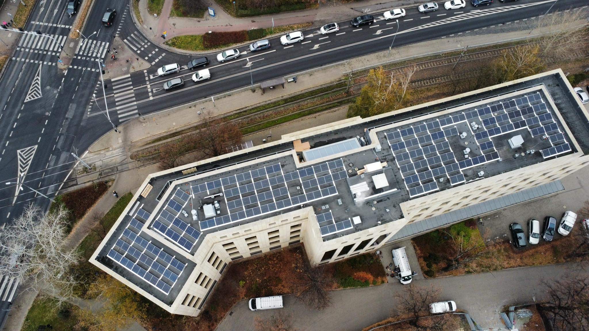 Instalacja 50kWp, Wrocławski biurowiec