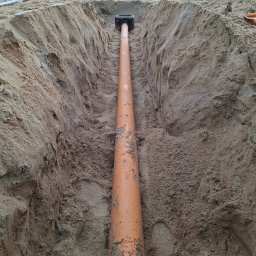 Przyłącze wod kan Białystok 1