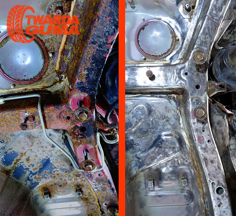 Zabezpieczenia antykorozyjne i usuwanie rdzy z auta Warszawa i okolice