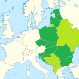 Kraje do których jeździmy
Zielony kolor - stawka normalna
Jasno zielony kolor - wycena indywidualna
