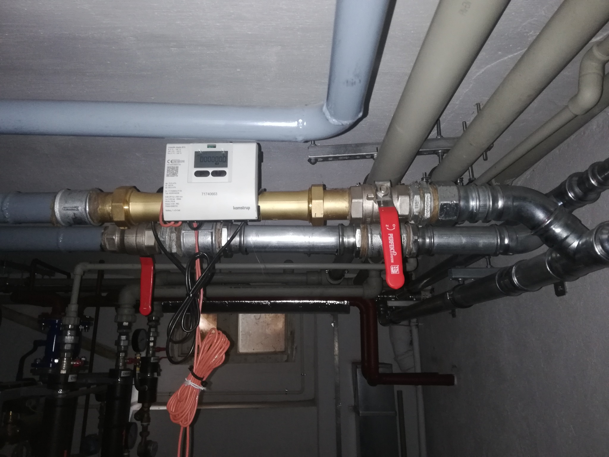 Poziom Instalacji C.O , Wody Zimnej ,Ciepłej i Cyrkulacji