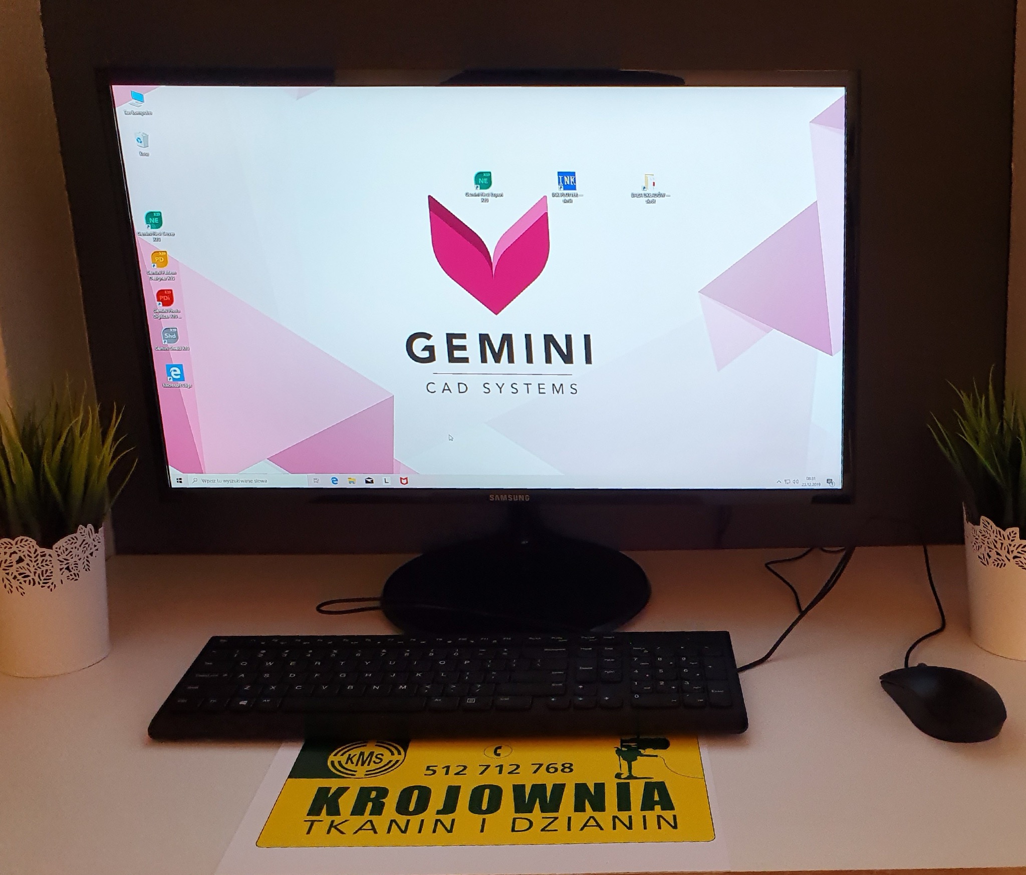 Krojownia system cad Gemini ploter