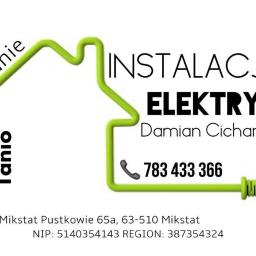 Instalacje elektryczne Damian Cicharski - Podłączenie Gniazdka Mikstat