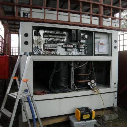 Naprawa agregatu wody lodowej przy sztucznym lodowisku