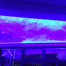 Nadruk galaktyka + LEDY RGB