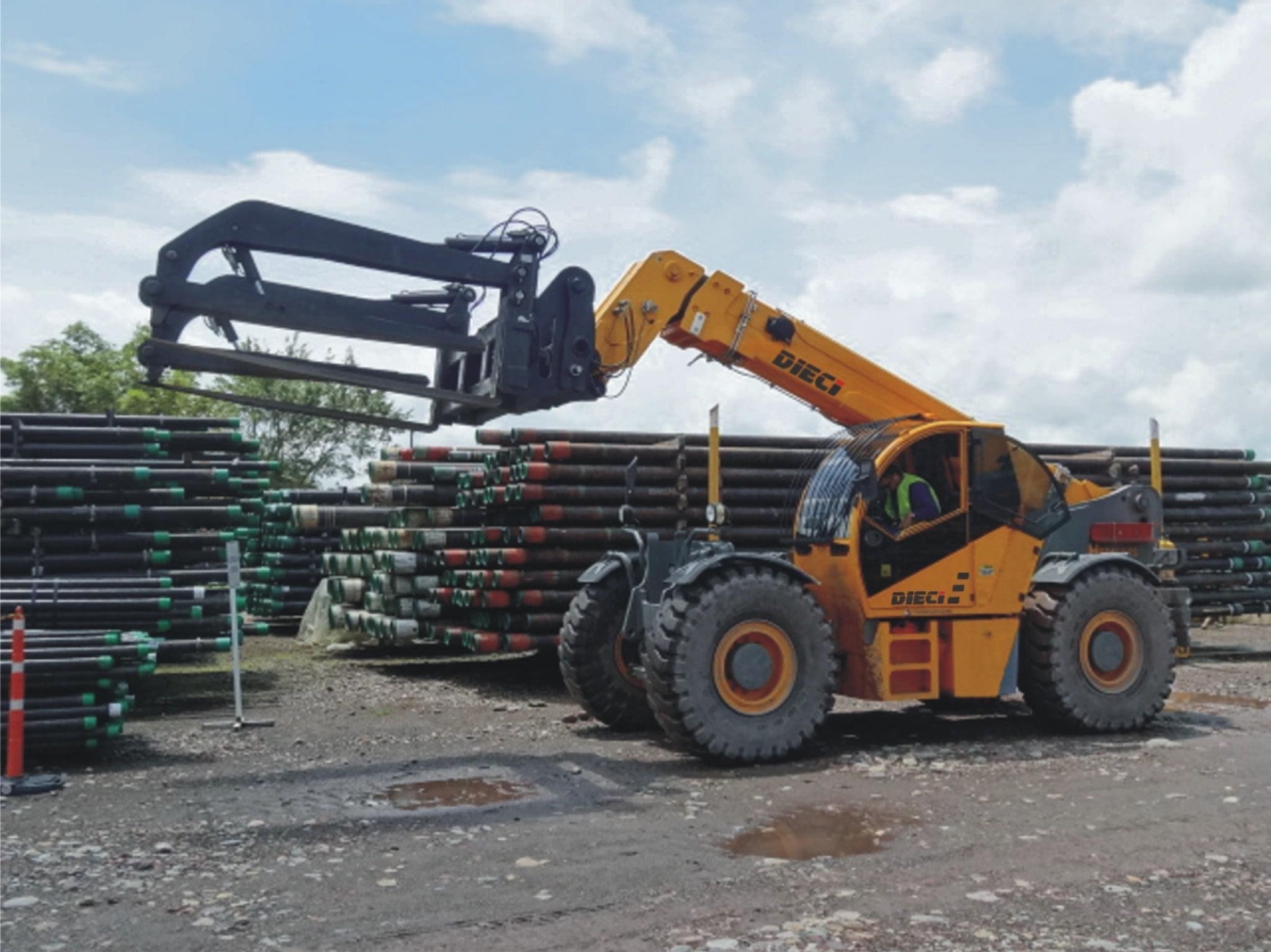 Usługa maszyną Dieci Hercules - przenoszenie materiałów w Poznaniu