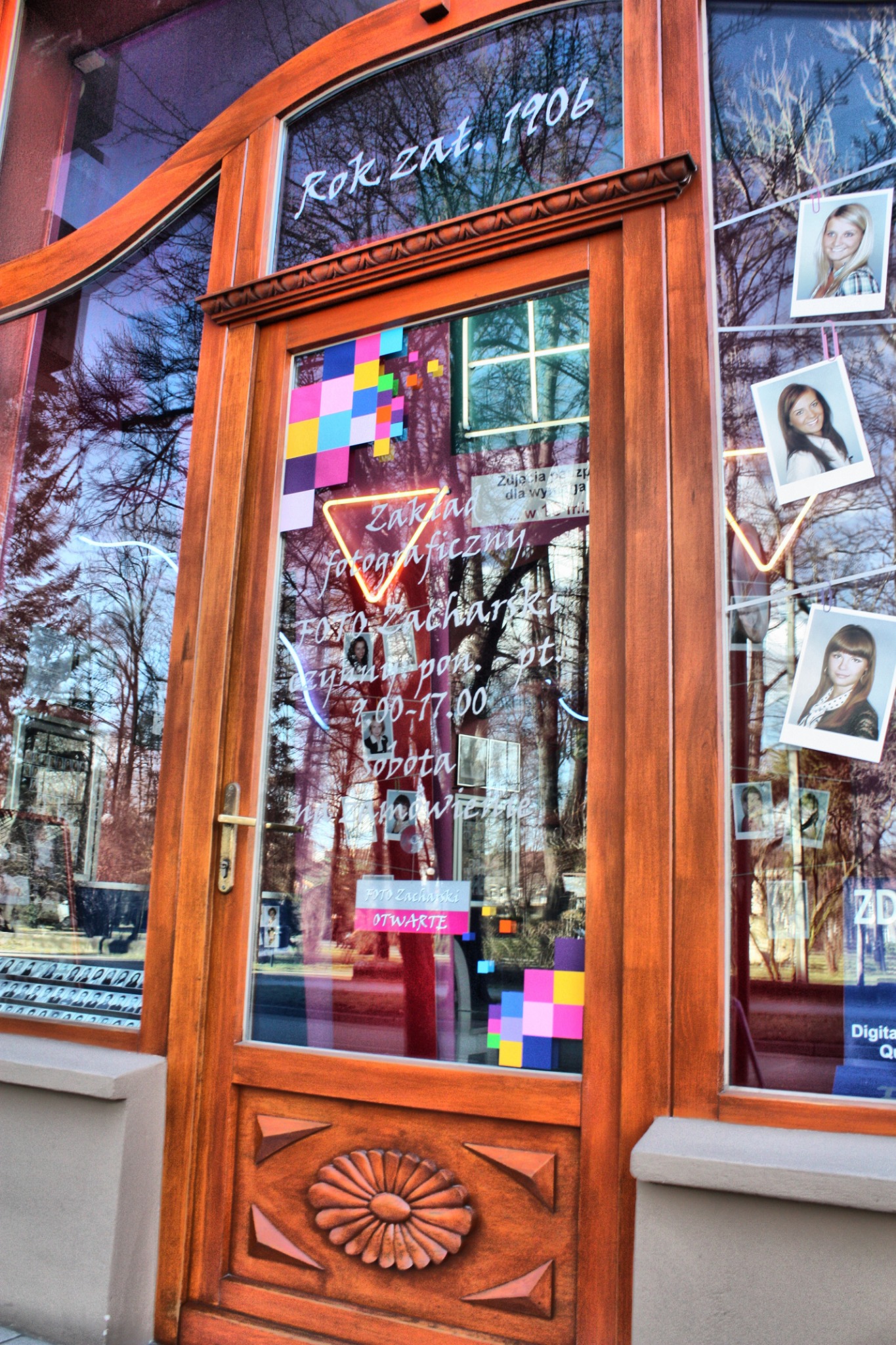 Widok witryny zewnętrznej