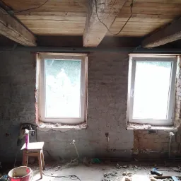 Remont kuchni w starym, poniemieckim domu.