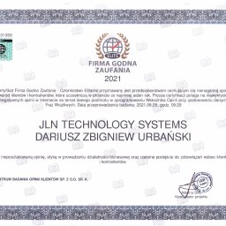 JLN Technology Systems Dariusz Zbigniew Urbański - Tanie Usługi Elektryczne Turek