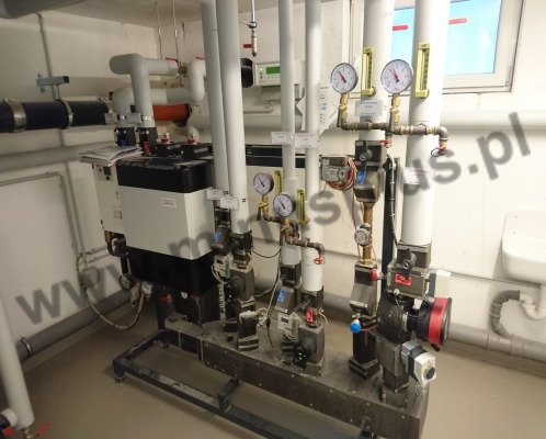 Węzeł cieplny, budynek wielorodzinny.