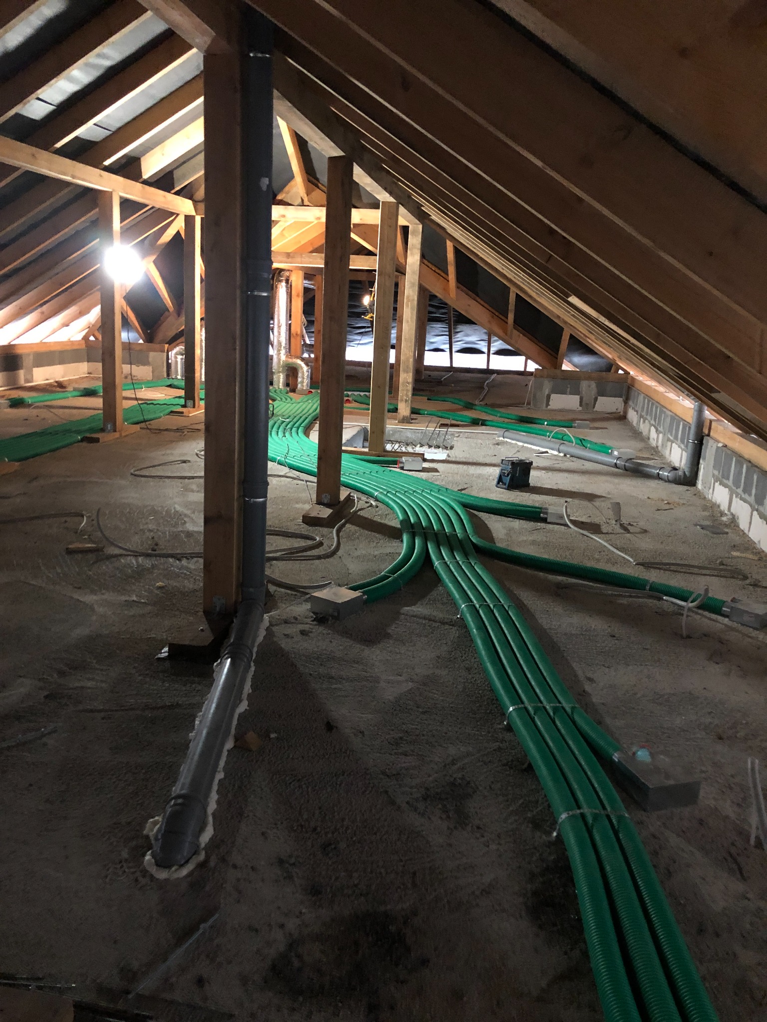 rekuperacja+ odpowietrzenie kanalizy