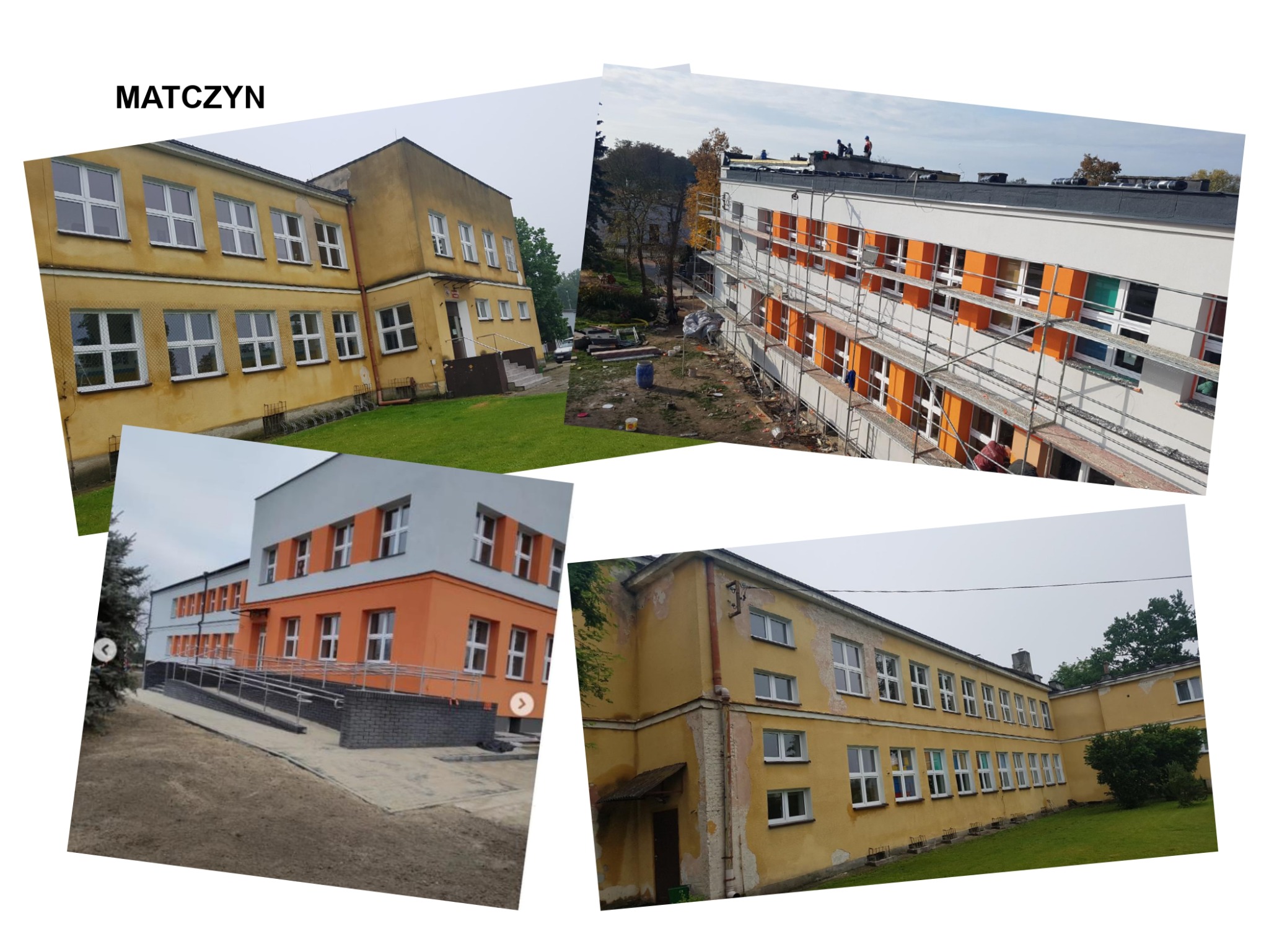 Termomodernizacja budynku Szkoły Podstawowej w Matczynie gm. Bełżyce