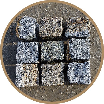 Kostka granitowa - rózne rodzaje