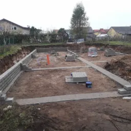 Stan zero budynku mieszkalnego jednorodzinnego. Projekt Dom przy Pastelowej - 9 Gołdap