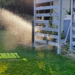 Realizacja Tarnów, trawnik z siewu, system nawadniania Netro Smart, Hunter, RainBird, robot koszący Ambrogio L250i