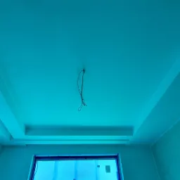 Efekt wykonania zabudowy w kuchni przed malowaniem pod meble na wymiar.