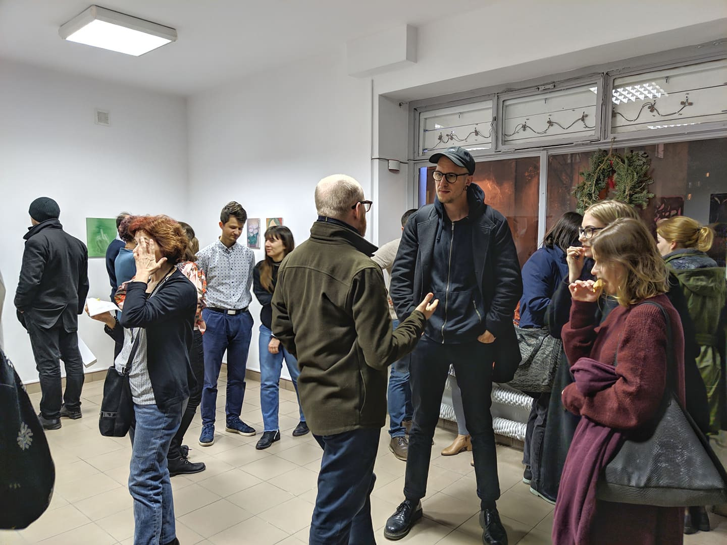 Pierwszy wernisaż w Galerii Alabastro. Tytuł: Łagodność. Nowa waluta. Data: 29.11.2019 r. fot. Mateusz Klein